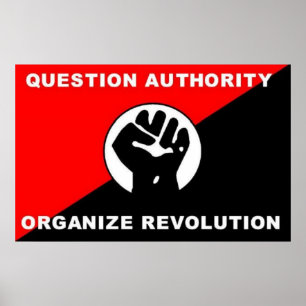 Affiches L'autorité de question organisent l'affiche de