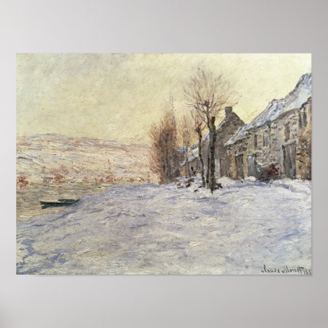 Affiches Lavacourt under Snow, c.1878-81 (Devant)