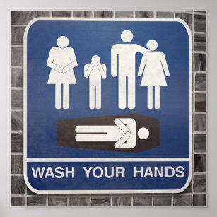 Affiches Lave-toi les mains