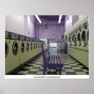 Affiches Lavender Laundrymat