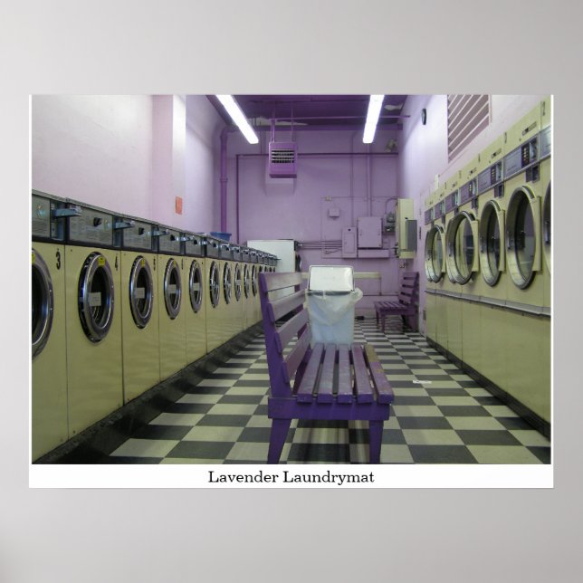 Affiches Lavender Laundrymat (Devant)