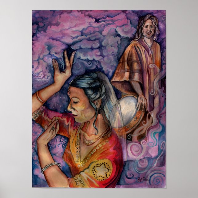 Affiches Layla et Madman par Portia St Luke (Devant)