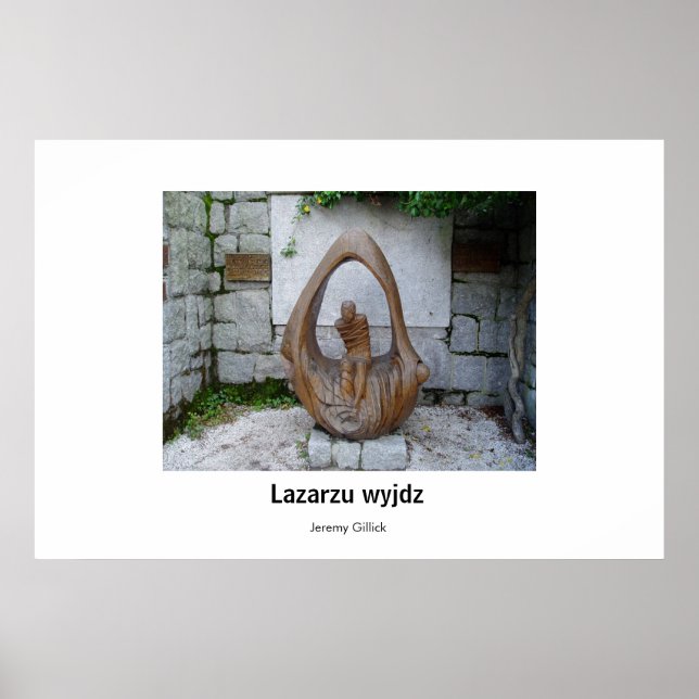 Affiches Lazarzu wyjdz Sculpture (Devant)