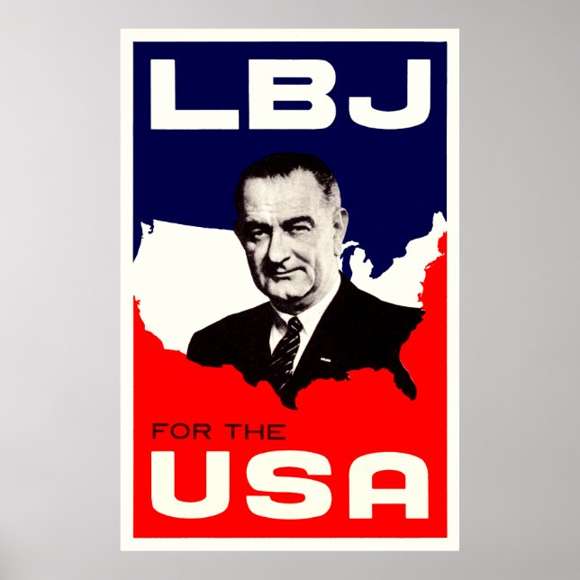 Affiches LBJ 1964 pour les USA (Devant)