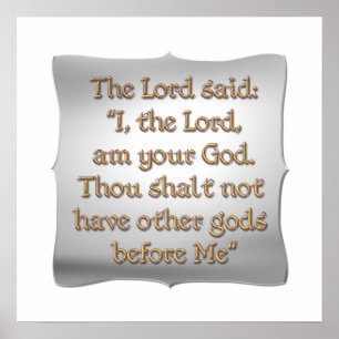 Affiches Le 1er commandement