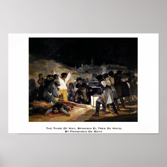 Affiches Le 3 Mai, En Espagnol : El Tres De Mayo (Devant)
