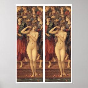 Affiches Le bain de Vénus par Sir Edward Coley Burne-Jones