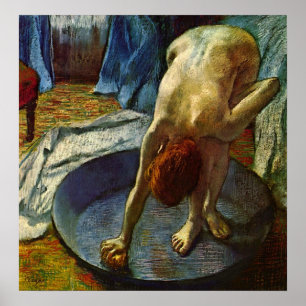 Affiches Le bain par Edgar Degas