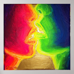 Affiches Le baiser