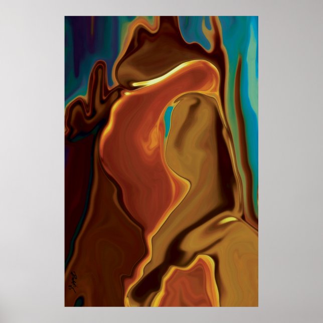 Affiches Le baiser (Devant)