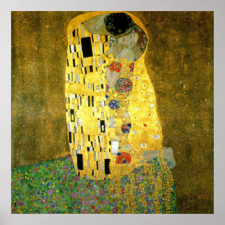 Affiches Le baiser de Gustav Klimt