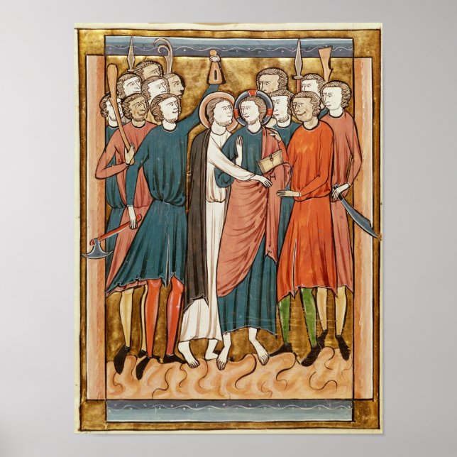 Affiches Le baiser de Judas, Psautier à l'usage de Paris (Devant)