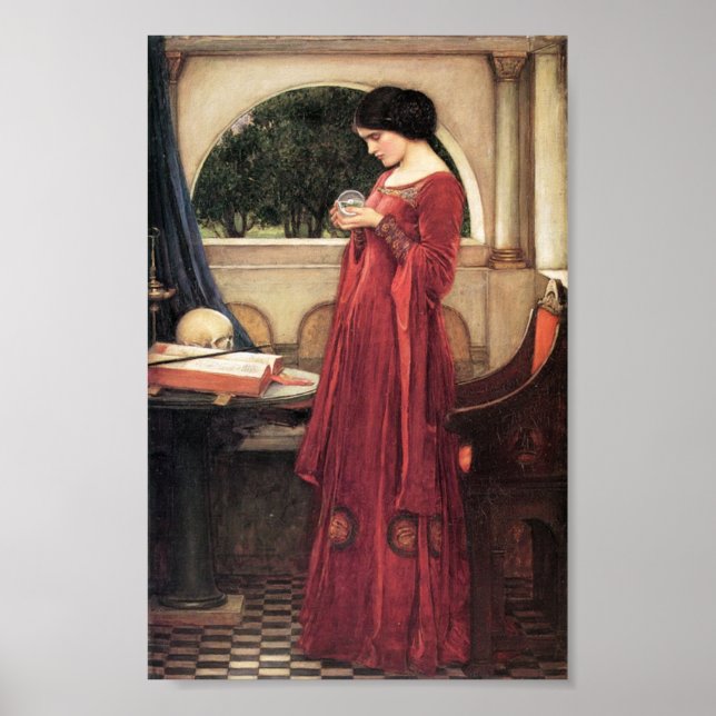 Affiches Le bal de cristal par Waterhouse (Devant)