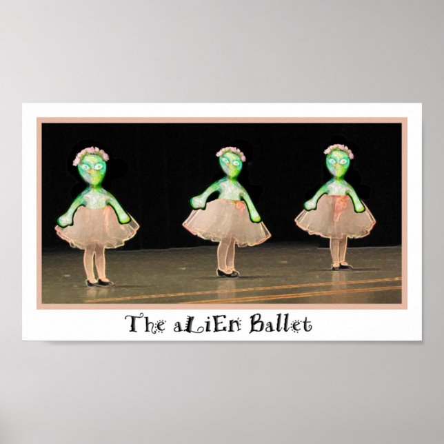 Affiches Le Ballet alien ! (Devant)
