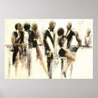 Affiches Le bar du vernissage