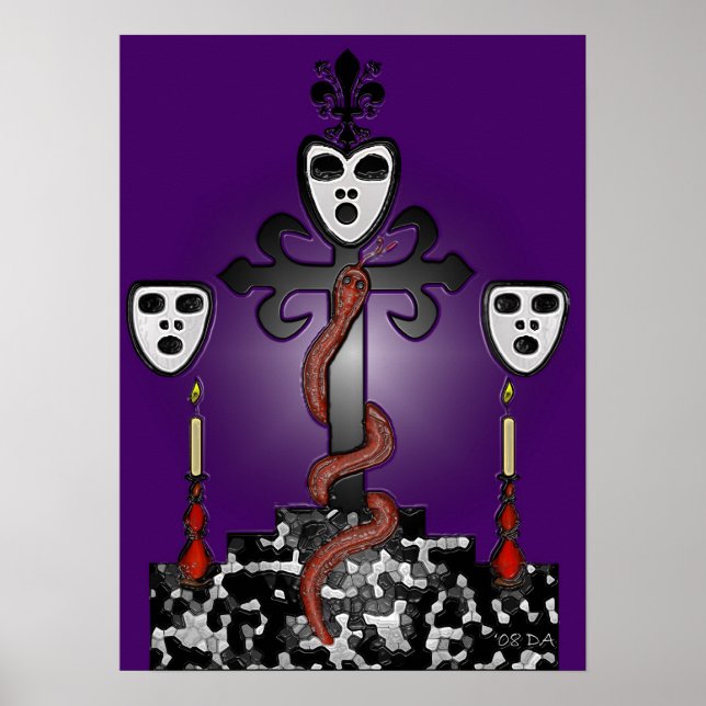 Affiches Le baron Samedi et le Voodoo Guede (Devant)