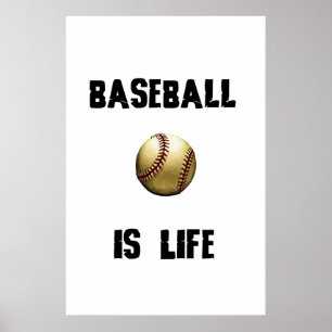 Affiches Le base-ball est la vie