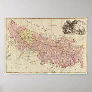 Affiches Le Bengale, Bahar, Oudes, Allahabad