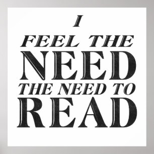 Affiches Le besoin de lire