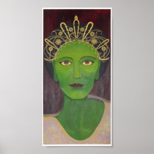 Affiches Le Bodhisattva vert Tara