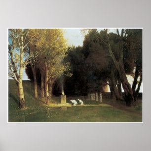 Affiches Le Bois Sacré, 1882, Arnold Bocklin