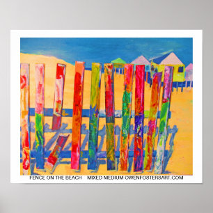 AFFICHES LE BORD DE LA PLAGE