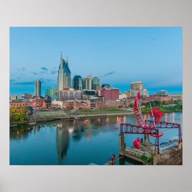 Affiches Le bord de la rivière Nashville (Devant)