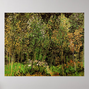 Affiches Le bosquet par Vincent van Gogh