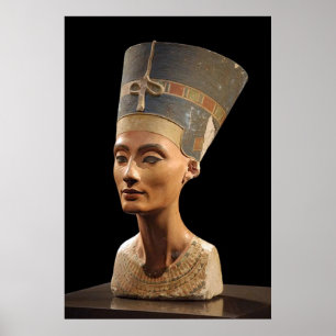 Affiches Le buste de la reine Nefertiti