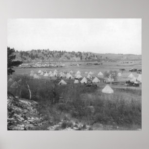 Affiches Le camp du ruisseau général près du pin Ridge