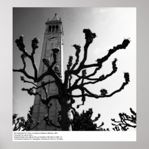 Affiches Le campanile de Plaza, Uc Berkeley, 1964