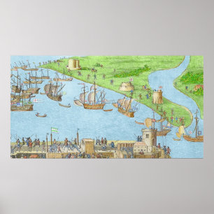 Affiches Le campement des forces anglaises