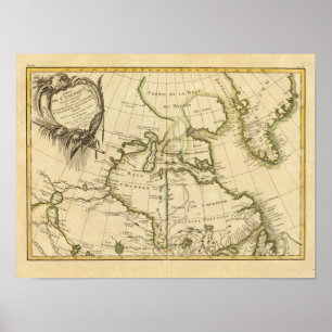 Affiches Le Canada et le Groenland