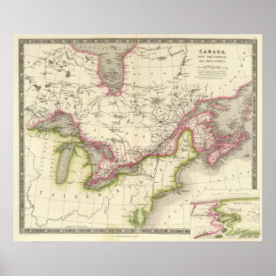 Affiches Le Canada, le nouveau Brusnwick, et la