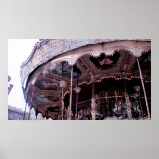 Affiches Le Carousel Vintage