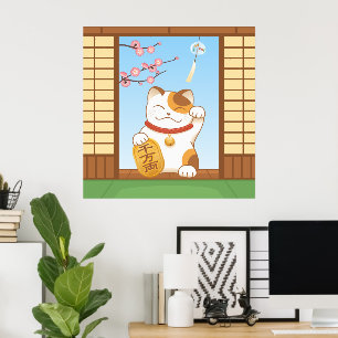Affiches Le Chat de Calico, le meilleur des Japonais, Manek