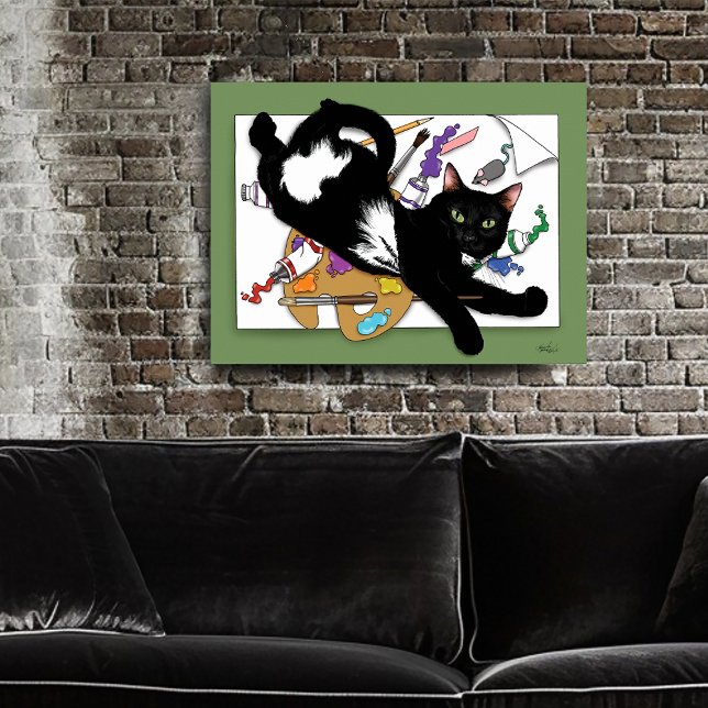 Affiches Le chat de l'artiste (Créateur téléchargé)