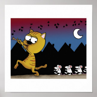 Affiches Le chat et les rats