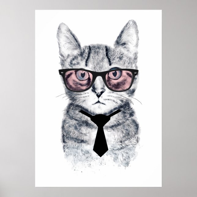 Affiches Le chat intelligent de Panka (Devant)