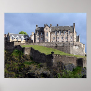 Affiches le château d'edinburgh écossaise