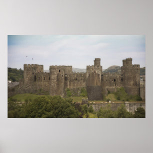 Affiches Le château Majestic Conwy