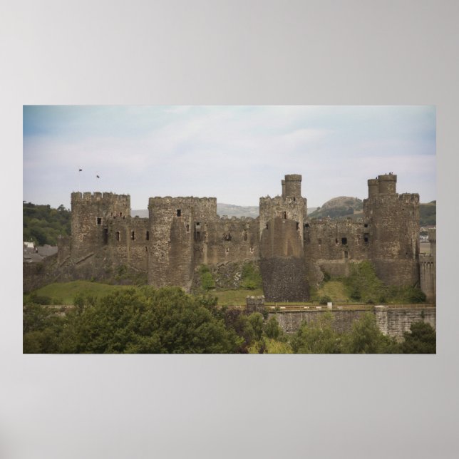 Affiches Le château Majestic Conwy (Devant)