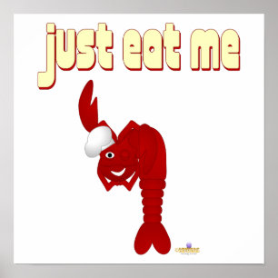 Affiches Le Chef De Homard Rouge Me Mange Juste