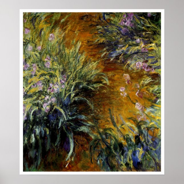 Affiches Le chemin à travers les Irises (Devant)