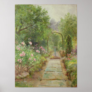 Affiches Le chemin de jardin