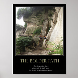 Affiches Le chemin plus audacieux
