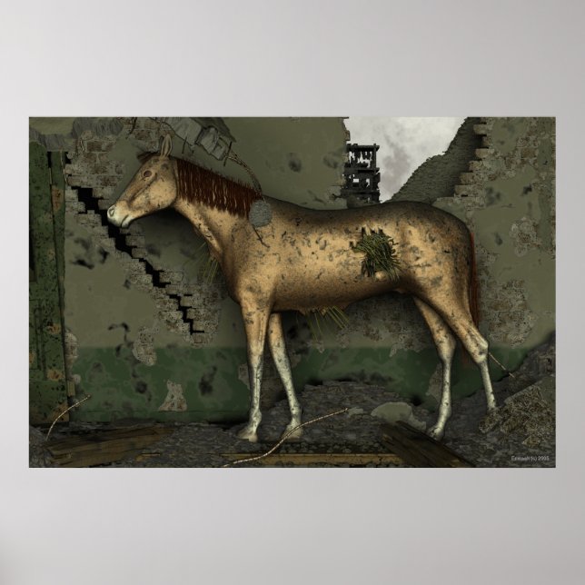 Affiches Le cheval de paille (Devant)