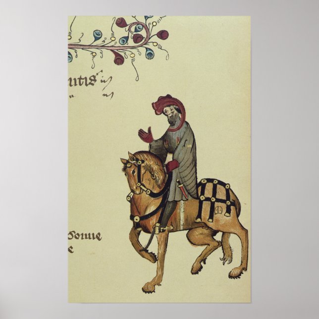 Affiches Le Chevalier, détail de fac-similé (Devant)