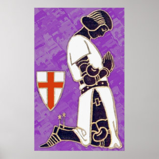 Affiches Le Chevalier En Prière