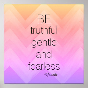 Affiches Le chevron d'affiche de citation de Gandhi soit